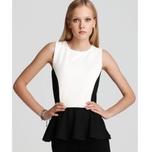 Aqua Peplum Tank